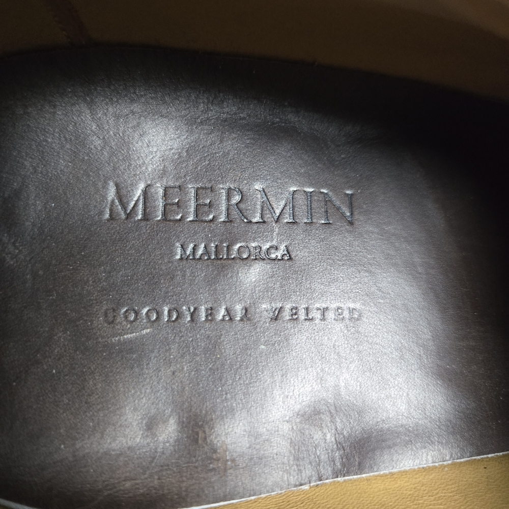 Meermin Dark Brown Leather Oxfords